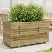 vidaXL Plantekasse 90x40x49,5 cm impregnert furu