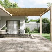 vidaXL Vertikal markise beige 140x420 cm oxfordstoff