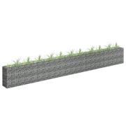 vidaXL Gabion høybed galvanisert stål 450x30x60 cm