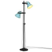 vidaXL Vegglampe 25 W denimblå 25x25x90/140 cm E27