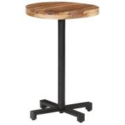 vidaXL Bistrobord rundt Ø50x75 cm heltre akasie