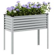 vidaXL Plantekasse 100x41x90 cm galvanisert stål