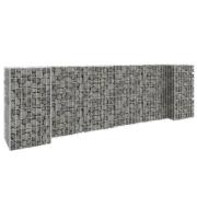 vidaXL Gabion plantekasse H-formet ståltråd 260x40x80 cm