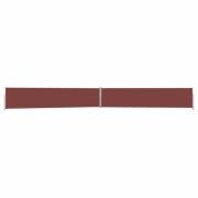 vidaXL Uttrekkbar sidemarkise 140x1200 cm brun