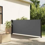 vidaXL Uttrekkbar sidemarkise antrasitt 100x300 cm