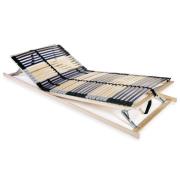 vidaXL Spilebase med 42 lameller 7 soner 90x200 cm