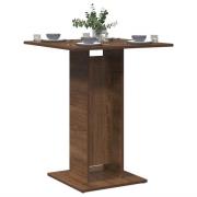 vidaXL Bistrobord brun eik 60x60x75 cm konstruert tre