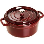 Staub Rund Gryte 24 cm 3,8 liter Grenadine