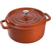 Staub La Cocotte Rund Gryte Kanel 24 cm 3,8 l