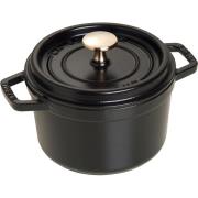 Staub La Cocotte Rund Gryta Svart 16 cm 1,2 l