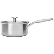 KitchenAid Cookware Collection Kasserolle med lokk, rustfrit stål 1,5 ...