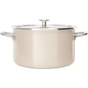 KitchenAid Cookware Collection Gryte med lokk 24 cm, Mandel