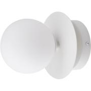 Globen Lighting Art Deco IP44 vegglampe/plafond, hvit