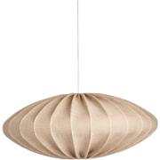 Watt & Veke Ellipse taklampe, 65 cm, lin, sand