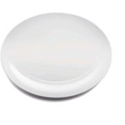 Lyngby Porcelæn Rhombe Oval Serveringsfat 35x26,5 Hvit