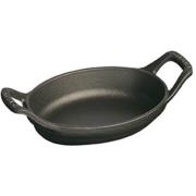 Staub La Cocotte Oval Form/Fat Svart 15 cm 0,25 l