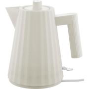 Alessi MDL06 Plissé vannkoker 1 liter, hvit