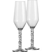 Orrefors Carat Champagneglass 2 stk.