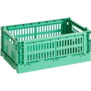 HAY Color Crate oppbevaringsboks, liten, dark mint