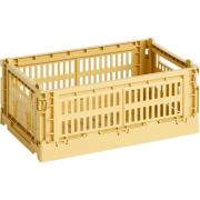 HAY Color Crate oppbevaringsboks, liten, golden yellow