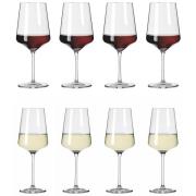 Ritzenhoff Lichtweiss rødvin/hvitvinsglass, 8-pack