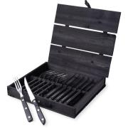 Gense Old Farmer Black Grillbestikk 6+6