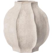 Ernst Vase steintøy 24 cm, naturhvit