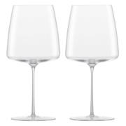 Zwiesel Simplify Fruity & Delicate rødvinsglass 74 cl, 2-pakning