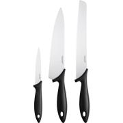 Fiskars Essential knivsett med 3 deler