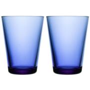 Iittala Kartio drikkeglass 40 cl 2 stk, ultramarinblå