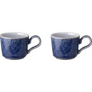 Denby Studio Blue Espressokopp 2-pakk