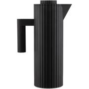 Alessi Plissé termokanne 1 liter, svart