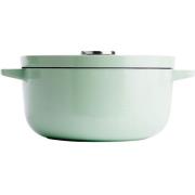 KitchenAid Støpejernsgryte 22 cm/3,3 liter, pistachio