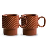 Sagaform Coffee & More kaffekrus 2-pack, terracotta