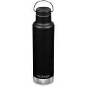 Klean Kanteen Vannflaske med lokk og hank 592 ml, Svart