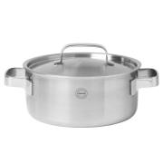 Pillivuyt Gourmet Somme gryte med lokk 5 liter 24 cm, rustfritt stål