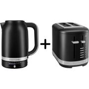 KitchenAid 5KMT2109 Brødrister + 5KEK1701 Vannkoker, mattsvart