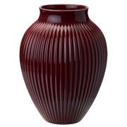 Knabstrup Vase 27 cm, ripple berry