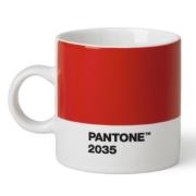 Copenhagen Design - PANTONE espressokopp med hank 12 cl rød