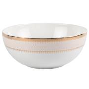 Royal Porcelain - Gold grande skål 23 cm hvit/gull