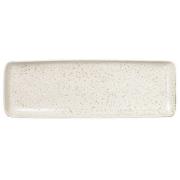 Broste Copenhagen - Nordic Vanilla firkantet fat 12,5 cm kremhvit