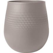 Villeroy & Boch - Collier Carre vase 23 cm taupe