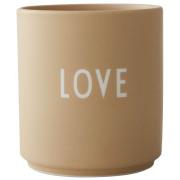 Design Letters - Favourite krus Love 25 cl beige