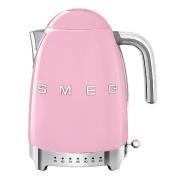 SMEG - Vannkoker med termostat KLF04 1,7L pastellrosa