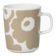 Marimekko - Oiva Unikko krus 25 cl beige/hvit