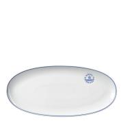 Royal Copenhagen - Blueline oval tallerke 37 cm