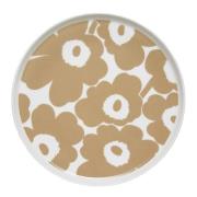 Marimekko - Oiva Unikko tallerken 25 cm beige