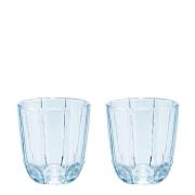 Holmegaard - Lily vannglass 32 cl 2 stk blue iris