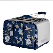 Laura Ashley - Elveden brødrister 4 skiver blue/silver