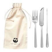 Kay Bojesen - Grand Prix fiskesett 6 deler polert stål